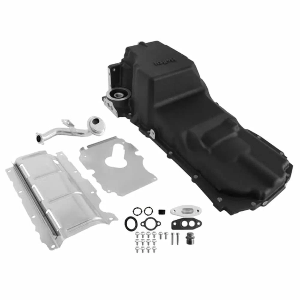 Fits 1988-2000 GMC C2500 Gm Lt Swap Oil Pan-4Wd_Truck_Off-Road-Black 302-24BK